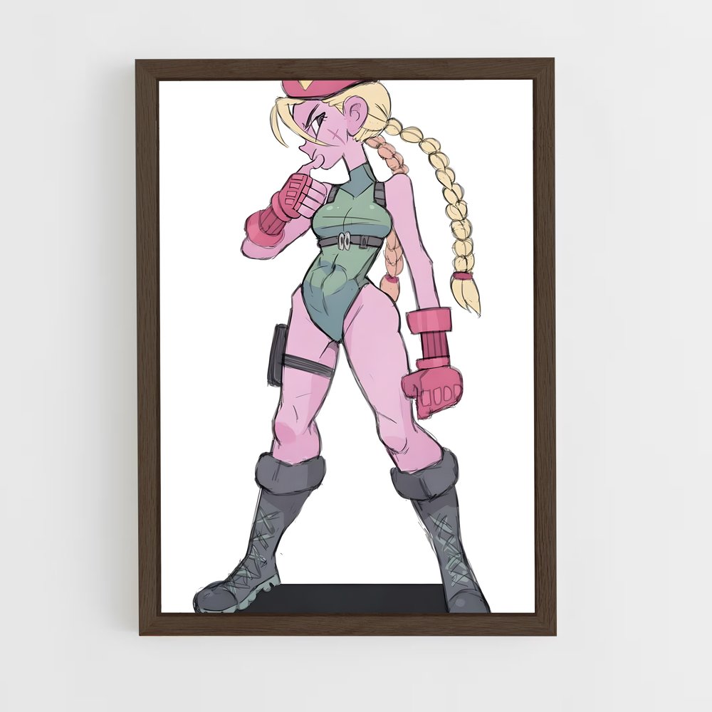 Poster Cammy Fighter – affiche Street Fighter (vue 5)