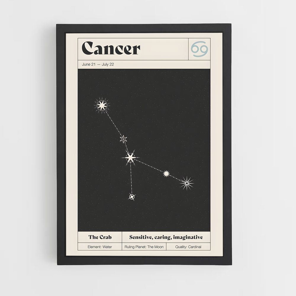 Poster Sagittaire Étoilé – affiche Constellations (vue 2)
