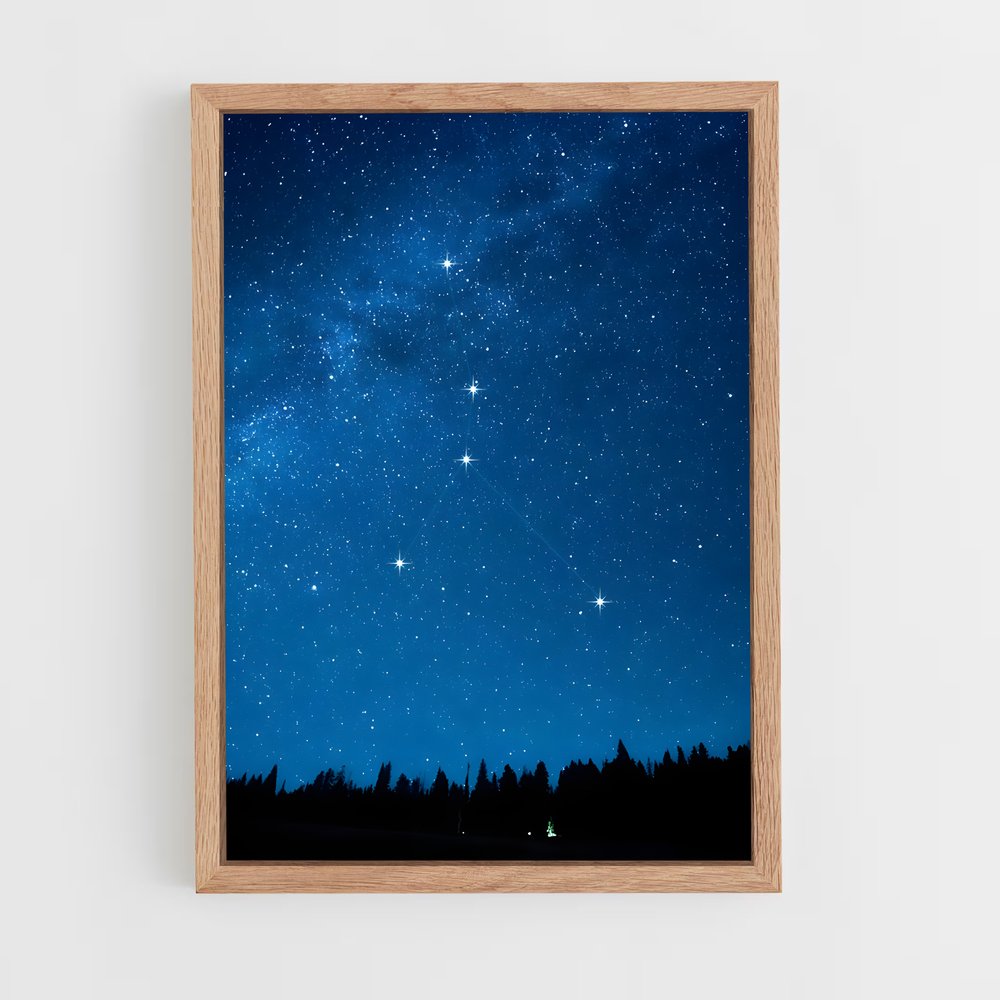 Poster Éblouissant du Cancer – affiche Constellations (vue 4)