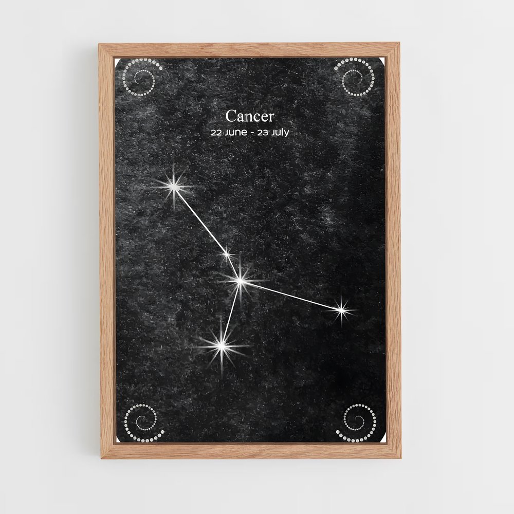 Poster L'Ombre du Cancer – affiche Constellations (vue 4)