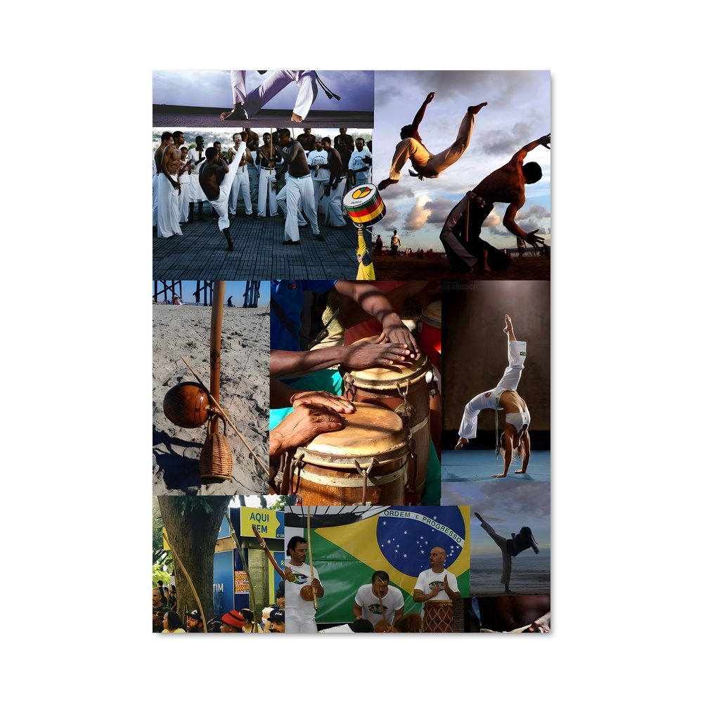 Poster Capoeira en Mouvement