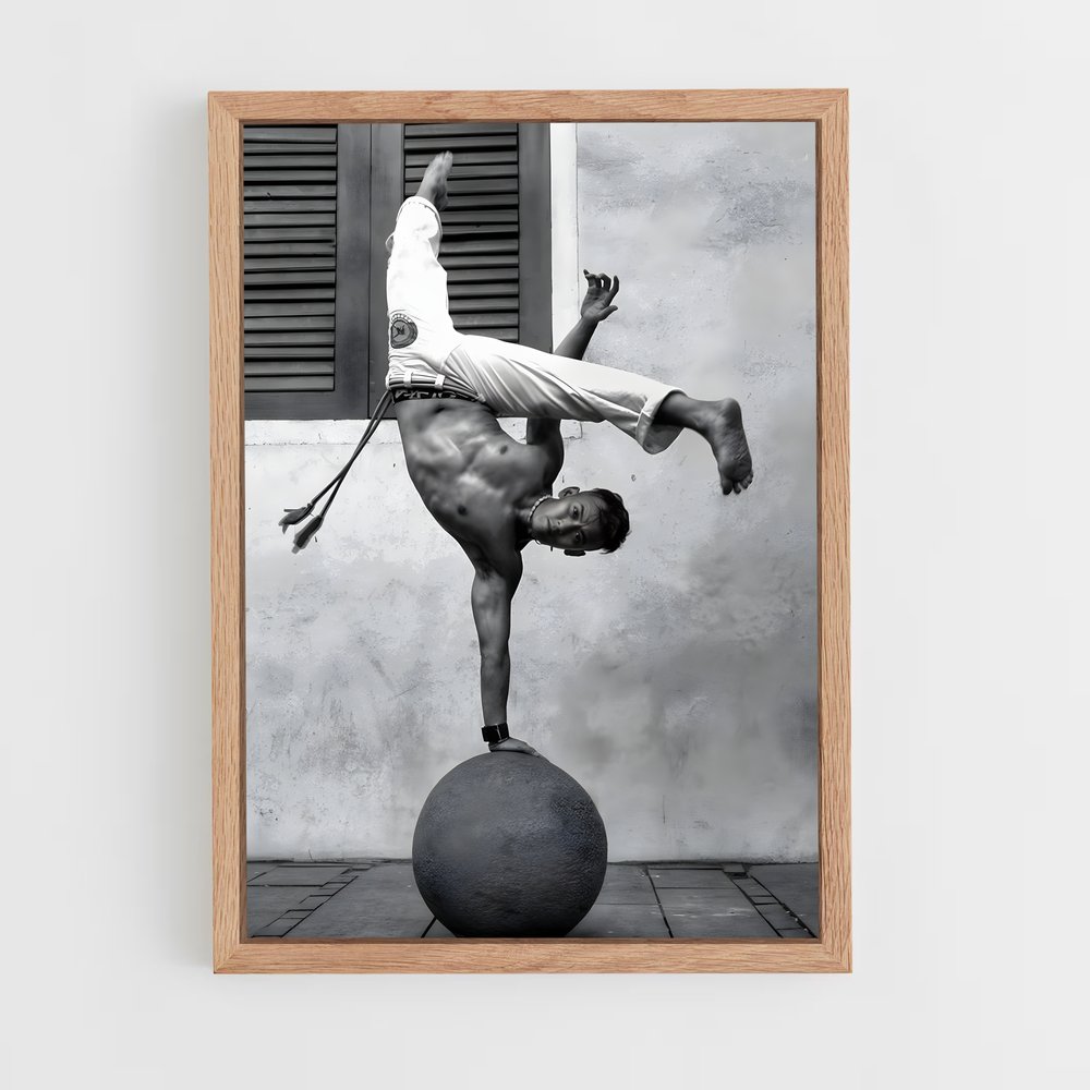 Poster Équilibre Acrobatique – affiche Capoeira (vue 4)