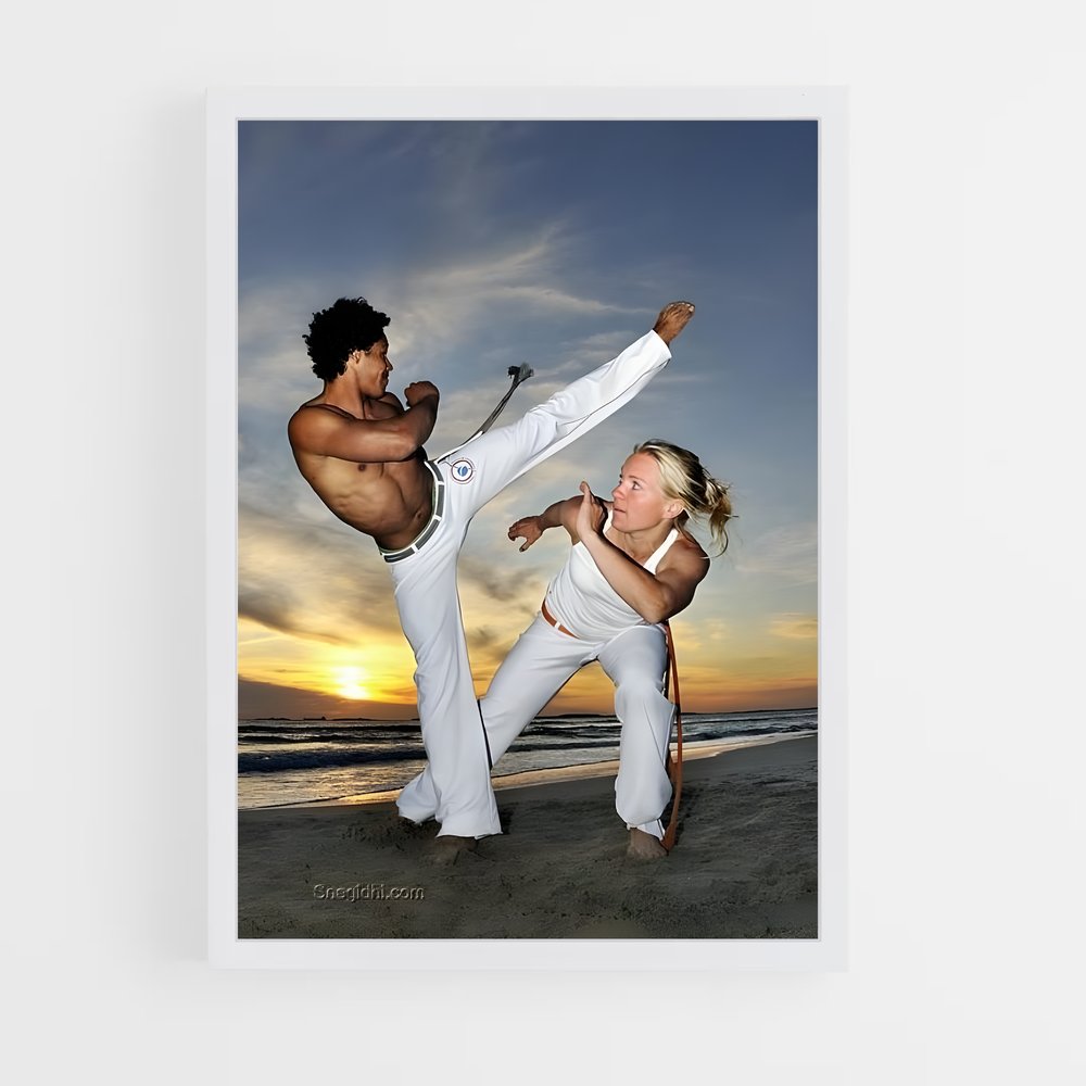 Poster Danse des Maîtres – affiche Capoeira (vue 3)