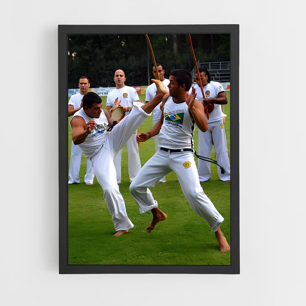 Poster Danse des Guerriers – affiche Capoeira (vue 2)