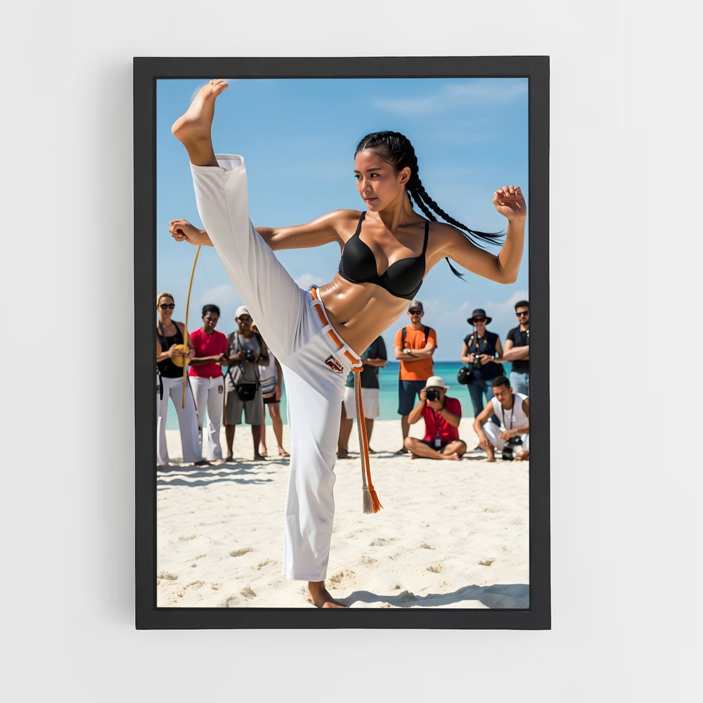 Poster Capoeira Brésilienne (vue 2)