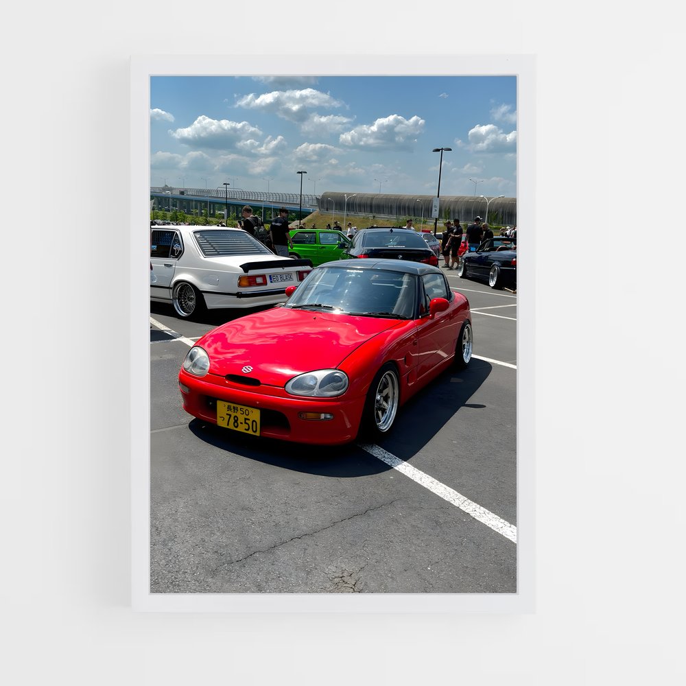 Poster Cruising Red – affiche Suzuki (vue 3)