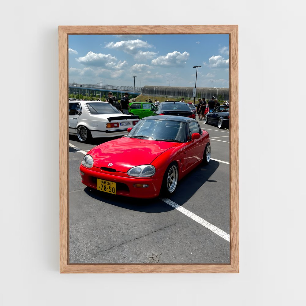 Poster Cruising Red – affiche Suzuki (vue 4)