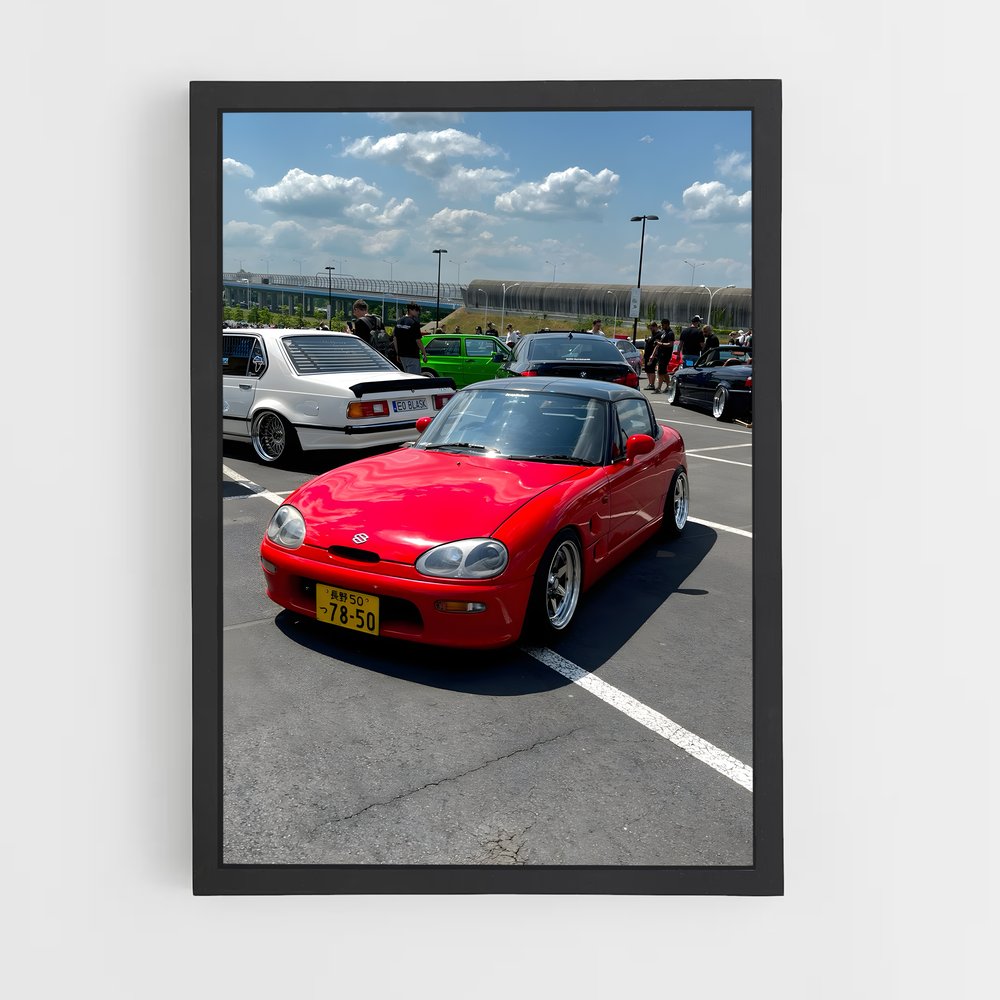Poster Cruising Red – affiche Suzuki (vue 2)