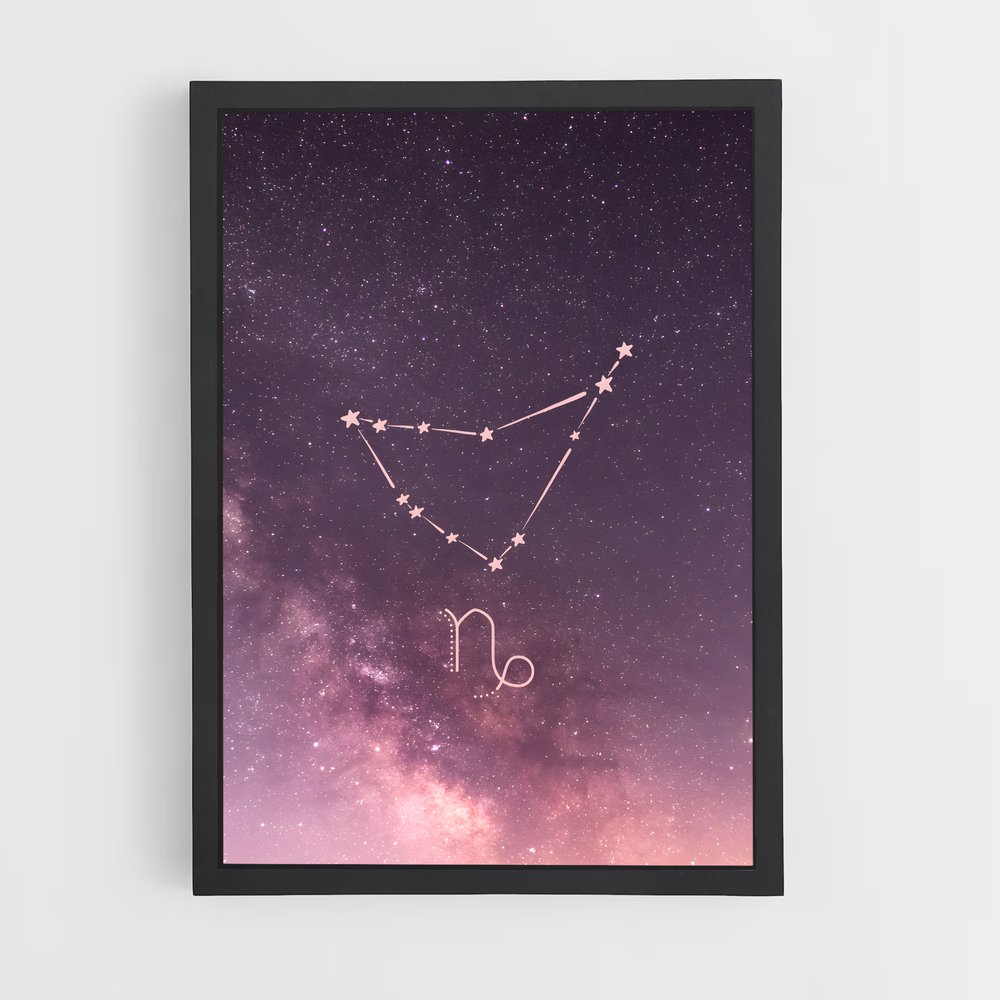 Poster Étoiles de Capricorne – affiche Constellations (vue 2)