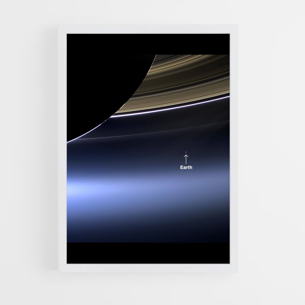 Poster La Lune de Saturne – affiche Missions spatiales (vue 3)