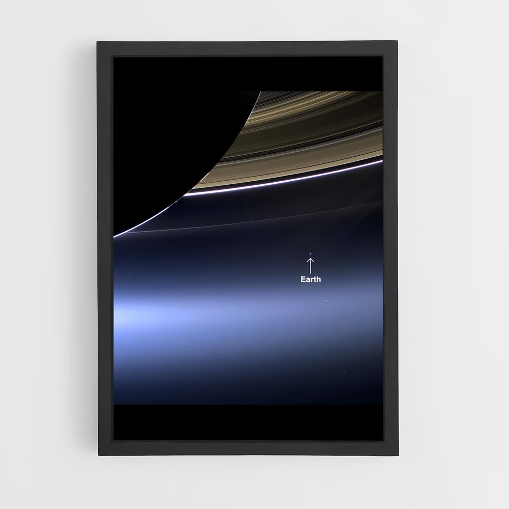 Poster La Lune de Saturne – affiche Missions spatiales (vue 2)