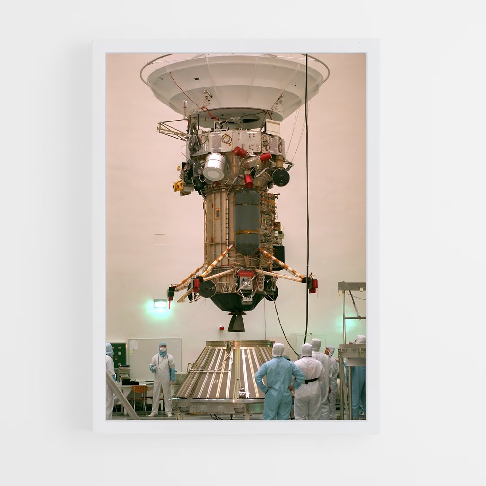 Poster somptueux Cassini – affiche Missions spatiales (vue 3)