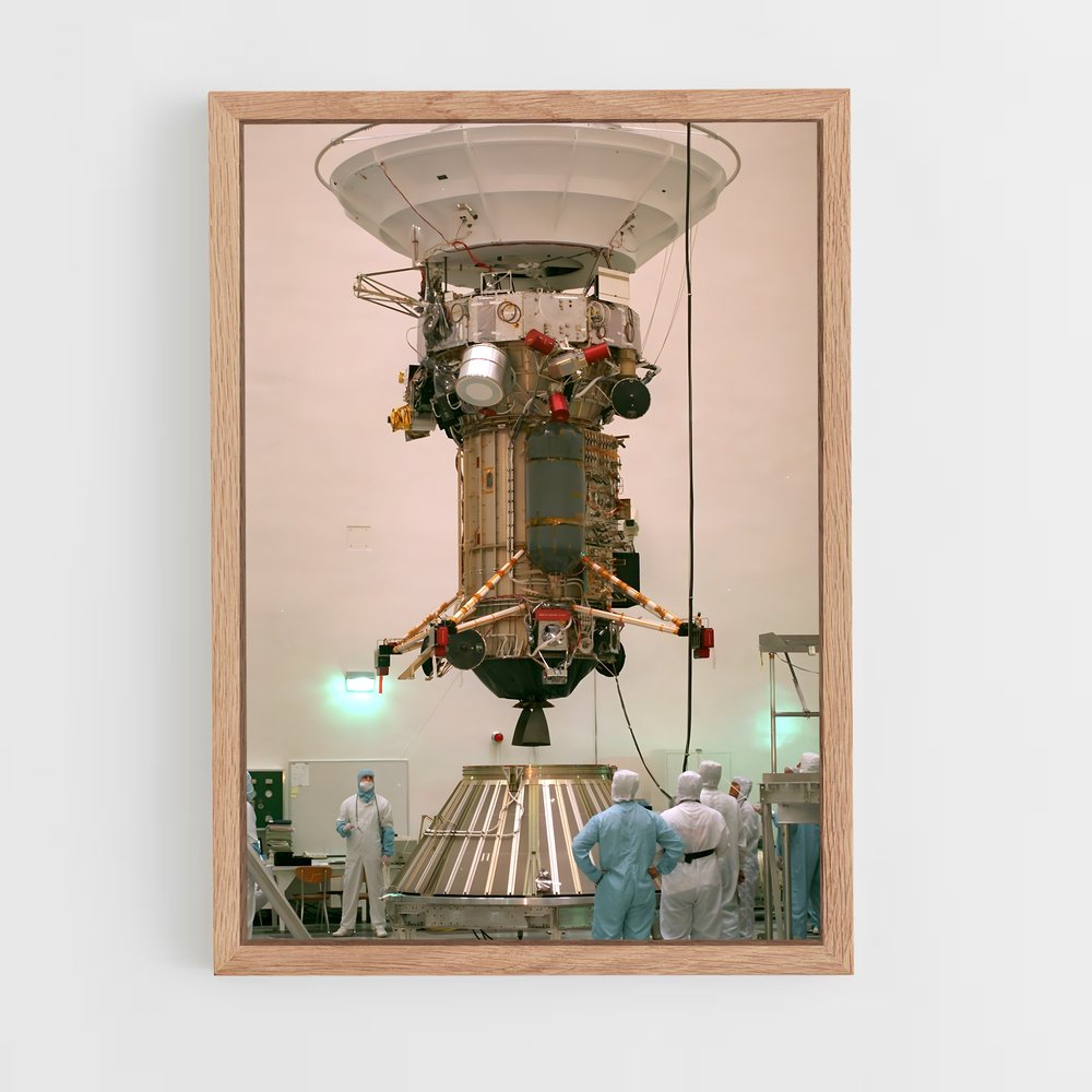 Poster somptueux Cassini – affiche Missions spatiales (vue 4)