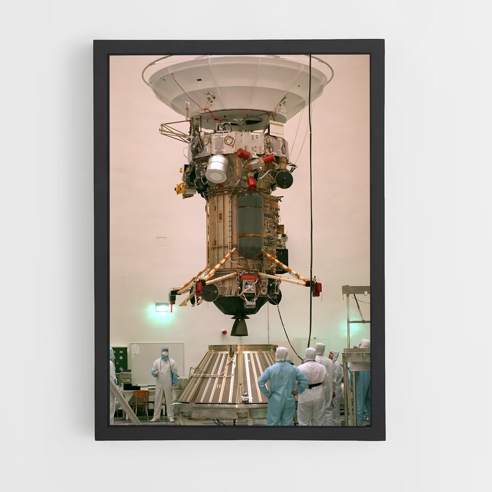 Poster somptueux Cassini – affiche Missions spatiales (vue 2)