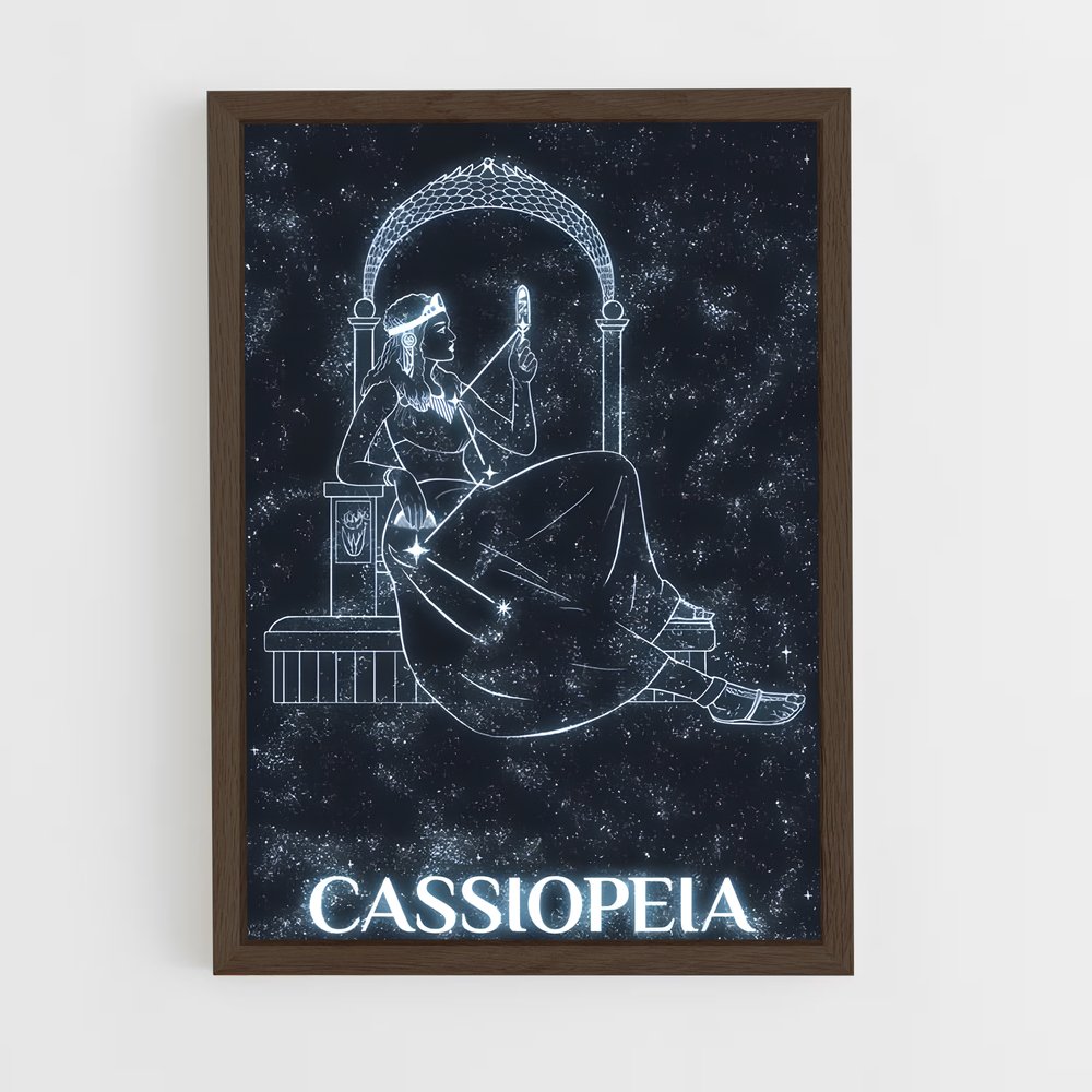 Poster Étoiles de Cassiopeia – affiche Constellations (vue 5)