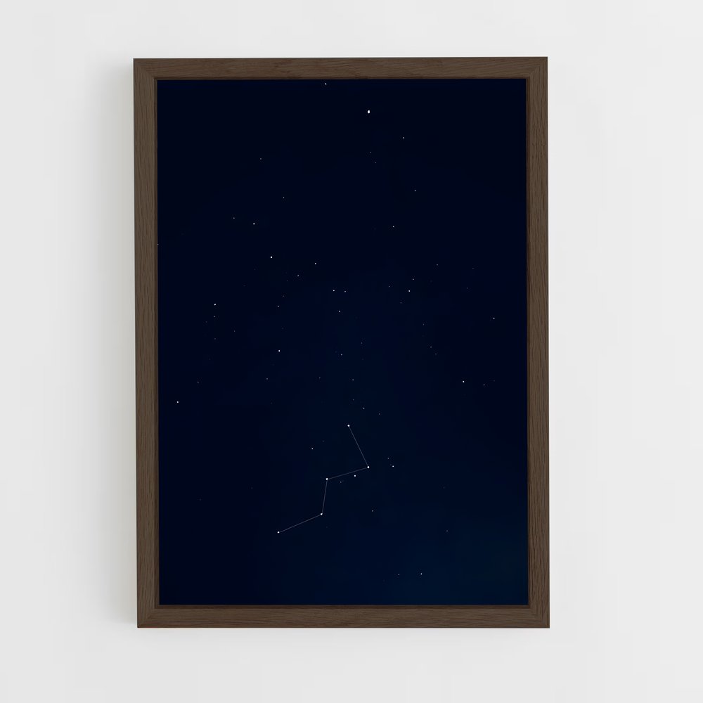 Poster Étoiles de Cassiopée – affiche Constellations (vue 5)
