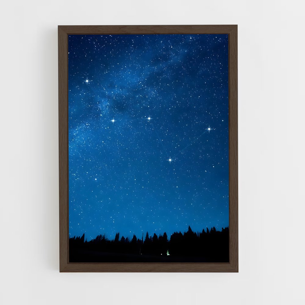 Poster Cassiopeia Éblouissant – affiche Constellations (vue 5)
