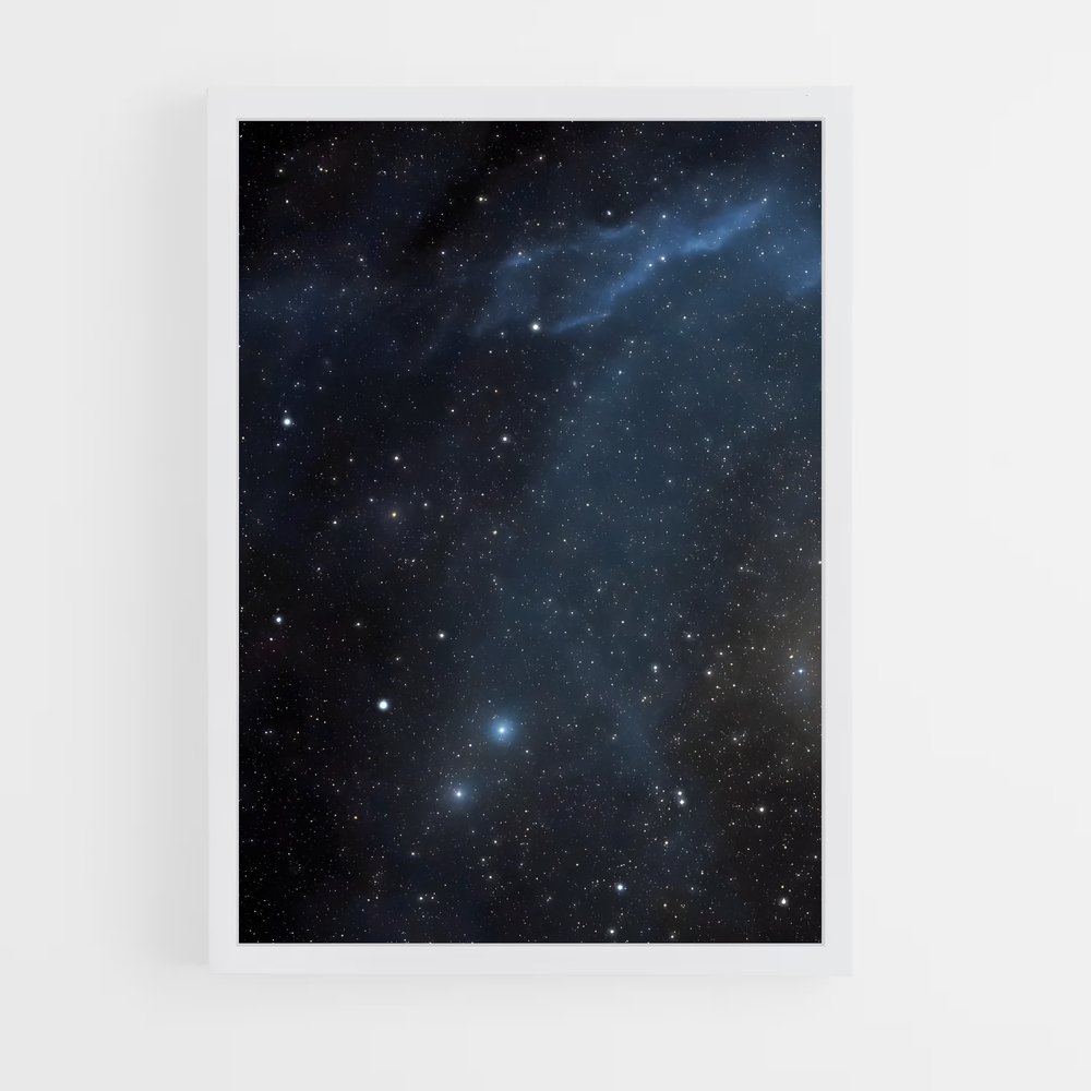 Poster Voie Lactée Étoilée – affiche Constellations (vue 3)