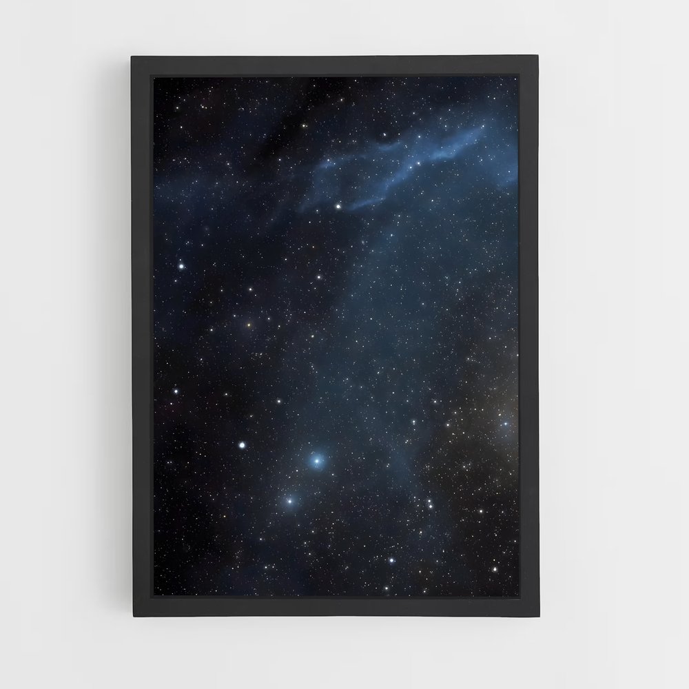Poster Voie Lactée Étoilée – affiche Constellations (vue 2)