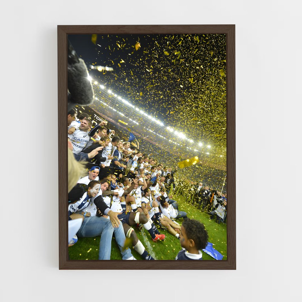 Poster La Fête Triomphale – affiche Rugby (vue 5)