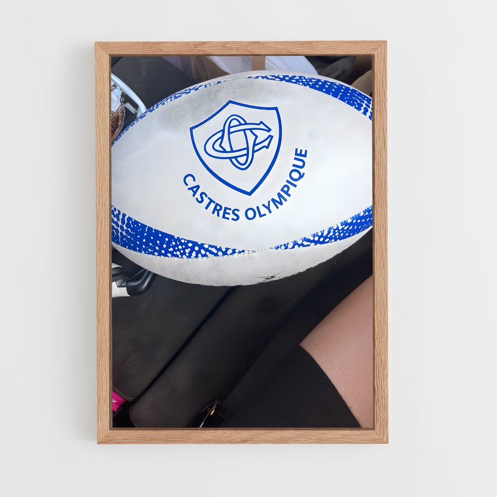 Poster Ciel de Castres – affiche Rugby (vue 4)