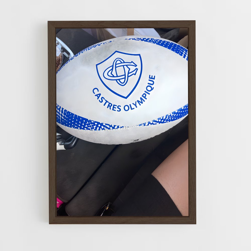 Poster Ciel de Castres – affiche Rugby (vue 5)