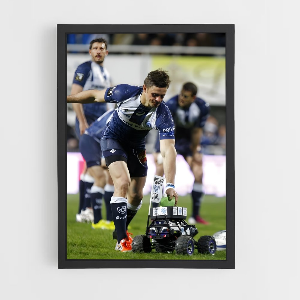 Poster Castres Énergie – affiche Rugby (vue 2)