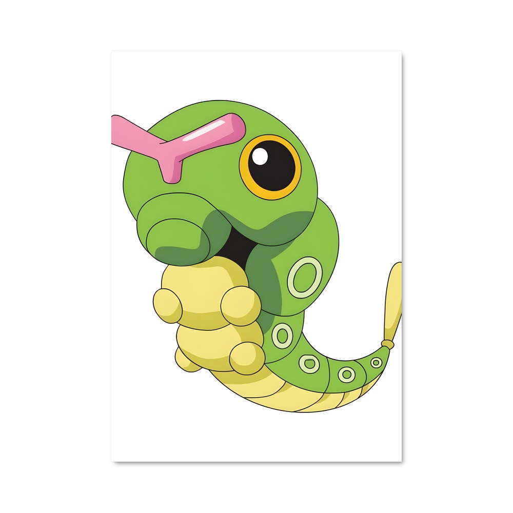 Poster Caterpie Cutie – affiche Pokemon