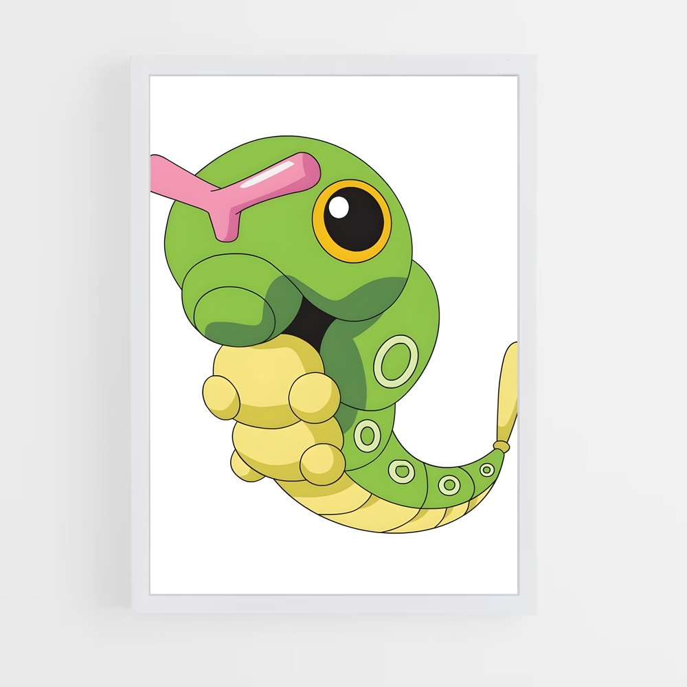 Poster Caterpie Cutie – affiche Pokemon (vue 3)