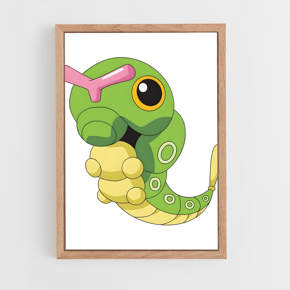 Poster Caterpie Cutie – affiche Pokemon (vue 4)