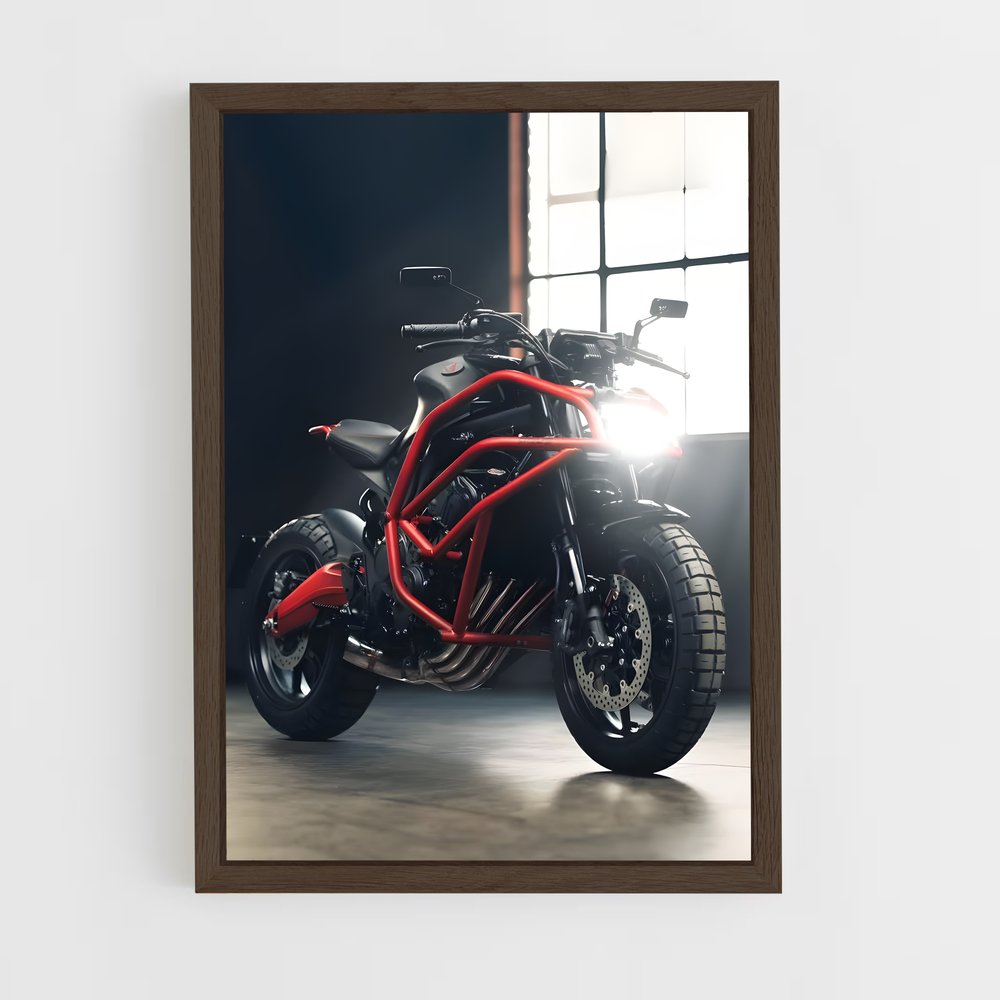 Poster La Brillance Rouge – affiche Honda Moto (vue 5)