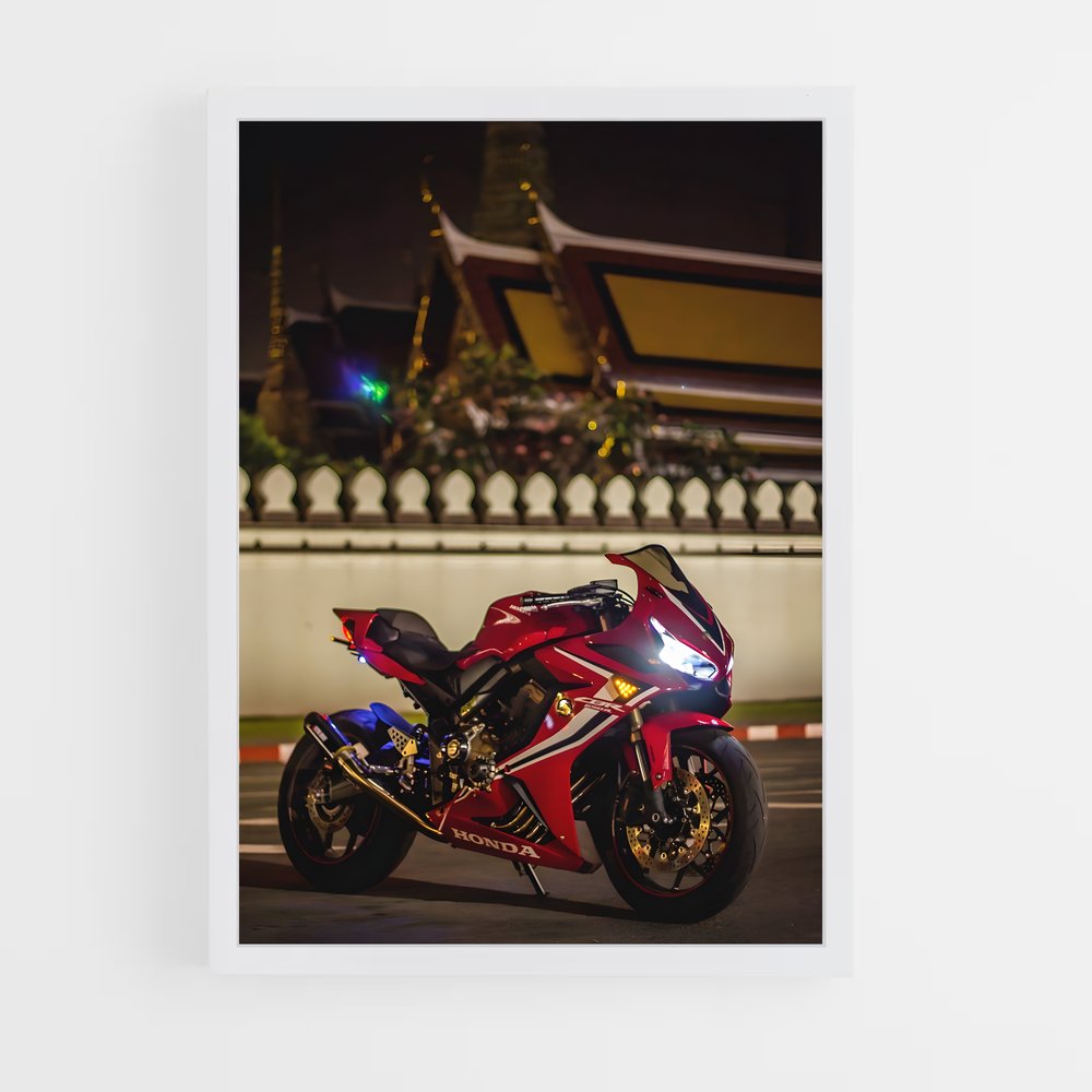 Poster superbe Cbrr – affiche Honda Moto (vue 3)