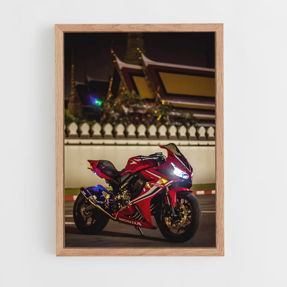 Poster superbe Cbrr – affiche Honda Moto (vue 4)