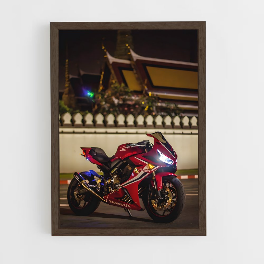 Poster superbe Cbrr – affiche Honda Moto (vue 5)