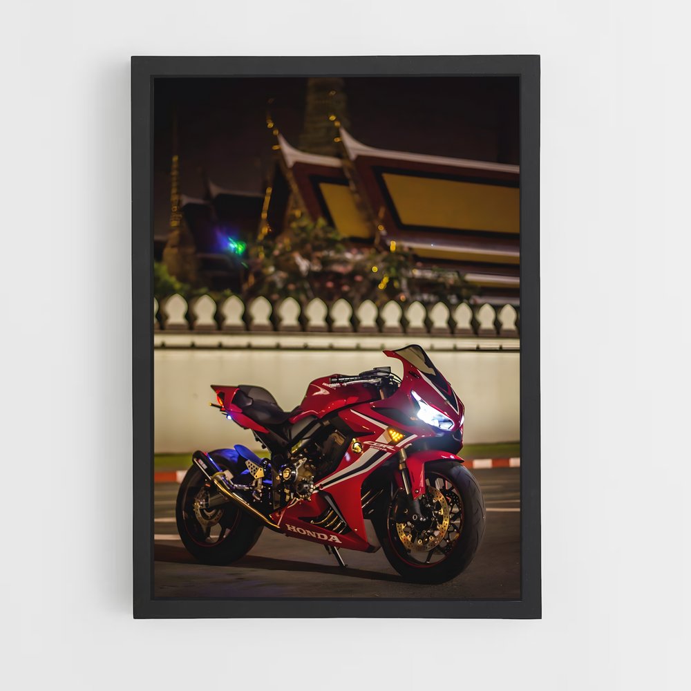 Poster superbe Cbrr – affiche Honda Moto (vue 2)