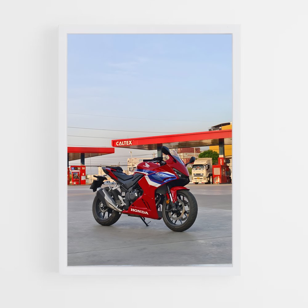 Poster Ride of Red – affiche Honda Moto (vue 3)