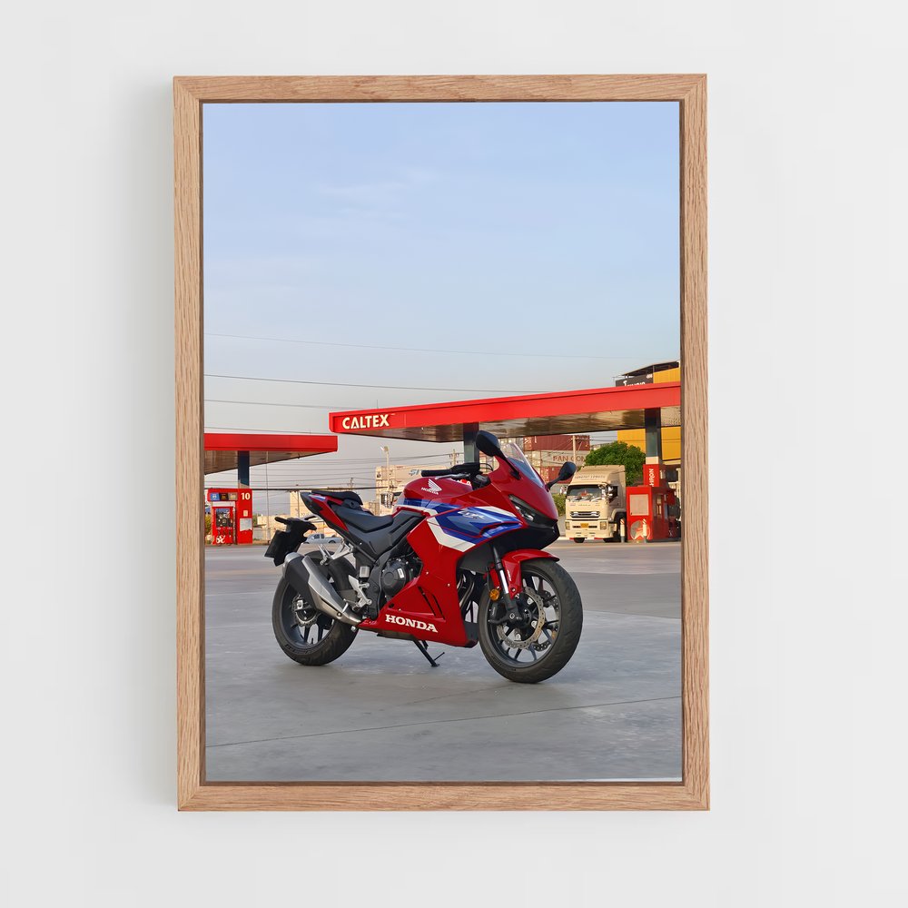 Poster Ride of Red – affiche Honda Moto (vue 4)
