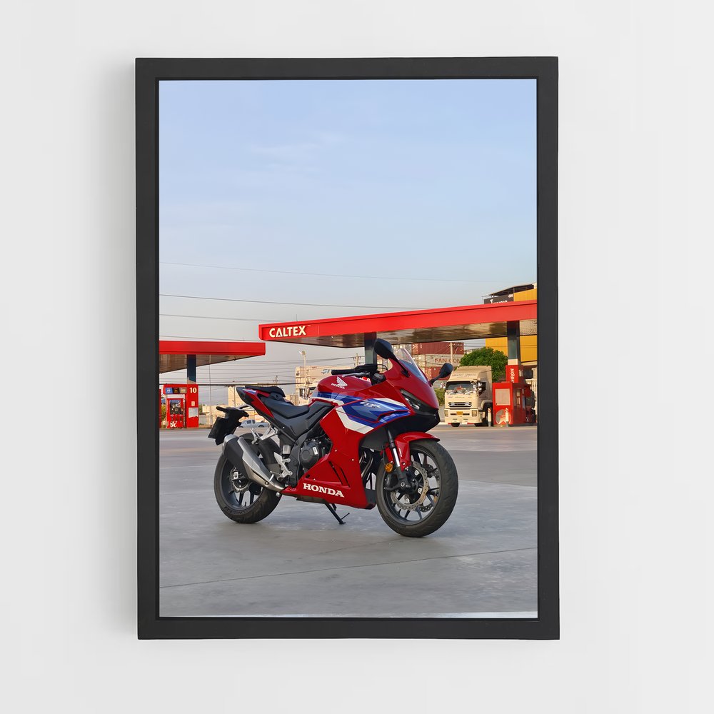 Poster Ride of Red – affiche Honda Moto (vue 2)