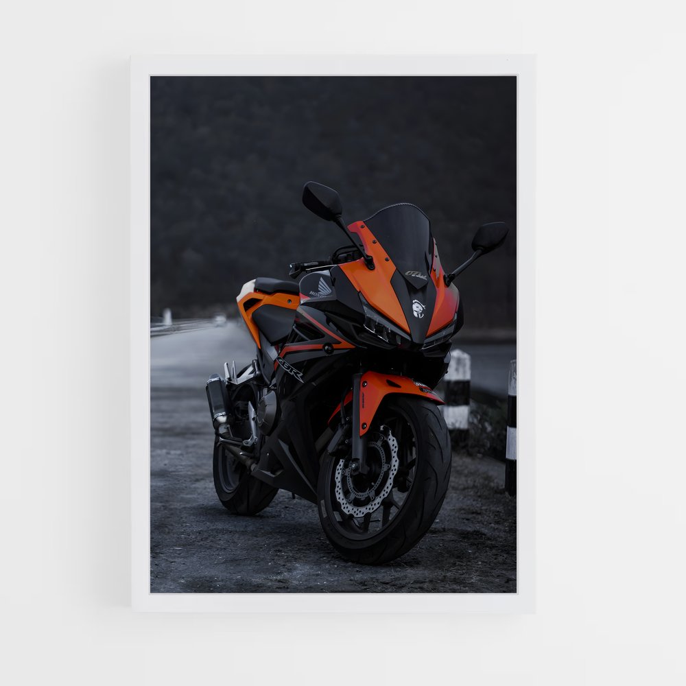 Poster Évasion CBR500R – affiche Honda Moto (vue 3)