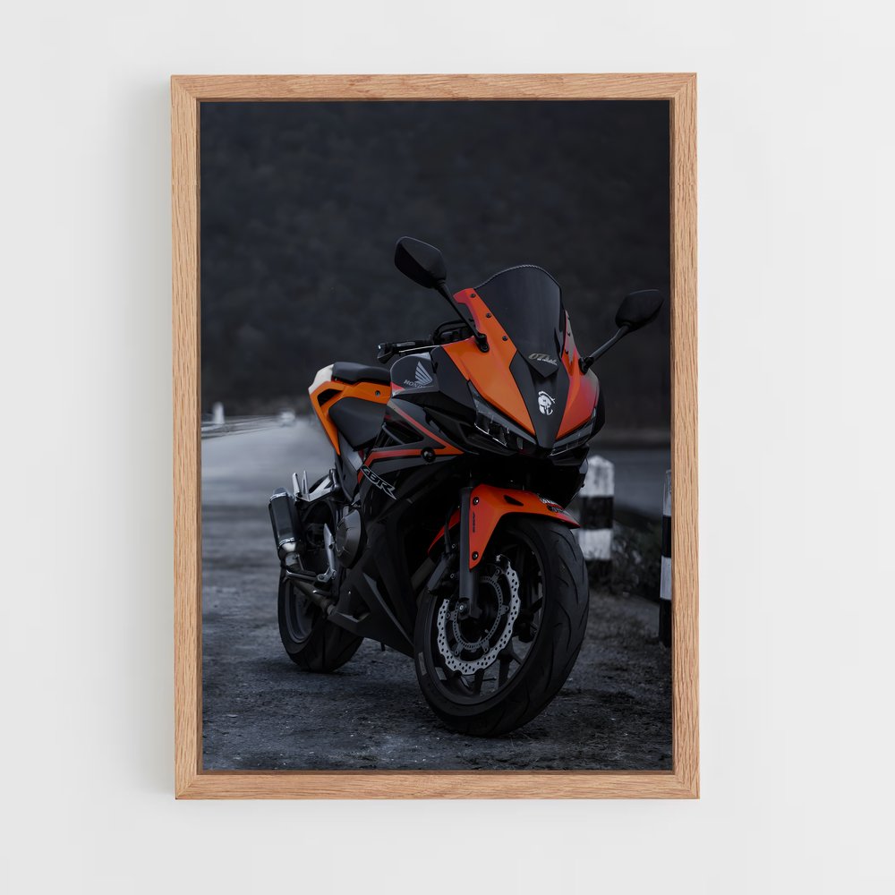 Poster Évasion CBR500R – affiche Honda Moto (vue 4)