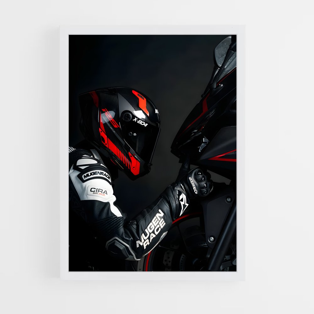 Poster Cbrr magnifique – affiche Honda Moto (vue 3)
