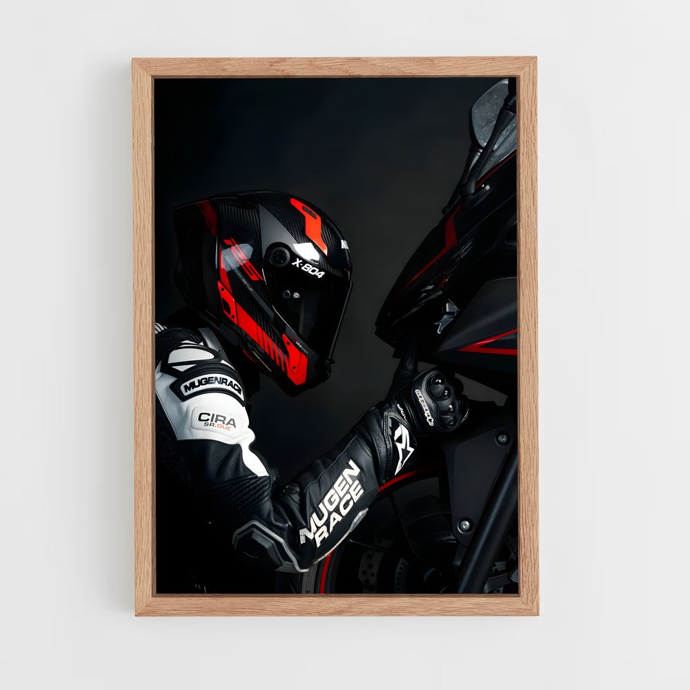 Poster Cbrr magnifique – affiche Honda Moto (vue 4)