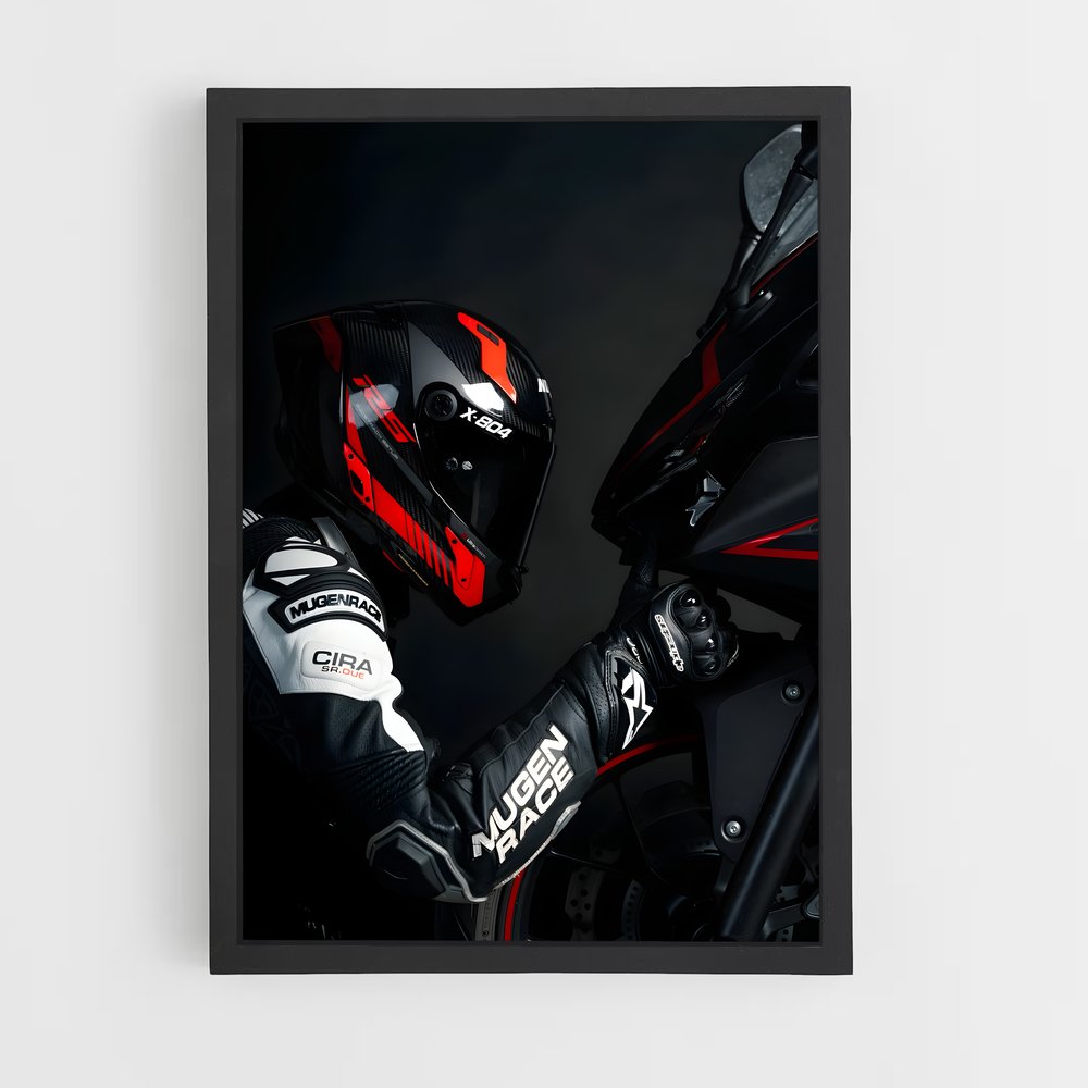 Poster Cbrr magnifique – affiche Honda Moto (vue 2)