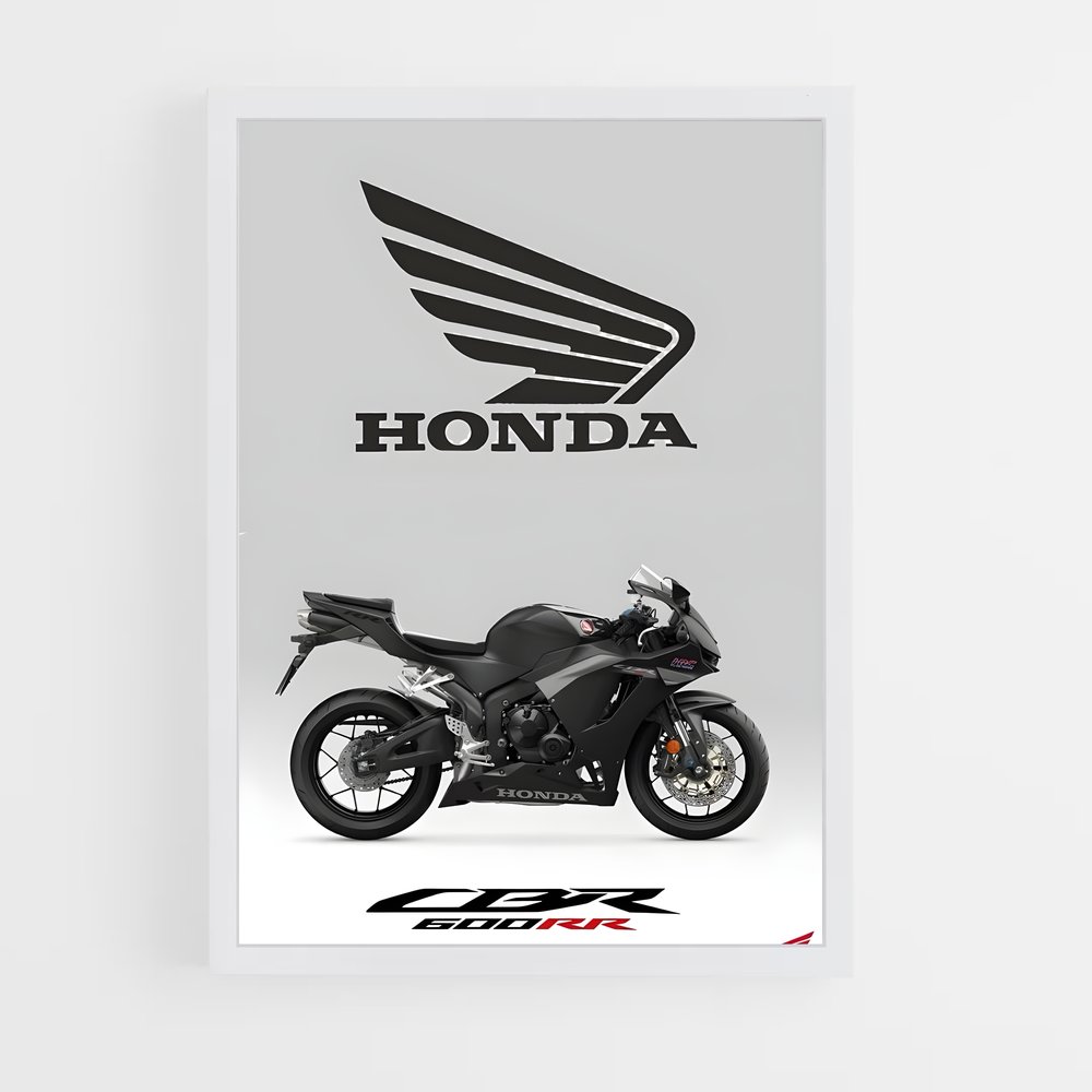 Poster Cbrrr fascinant – affiche Honda Moto (vue 3)