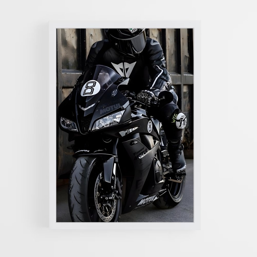 Poster Vélocité Éblouissante – affiche Honda Moto (vue 3)