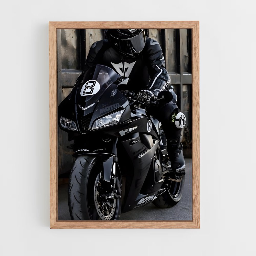 Poster Vélocité Éblouissante – affiche Honda Moto (vue 4)