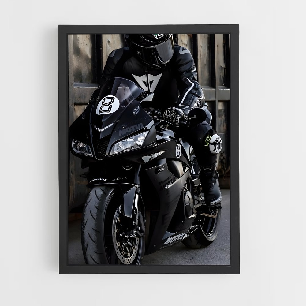 Poster Vélocité Éblouissante – affiche Honda Moto (vue 2)