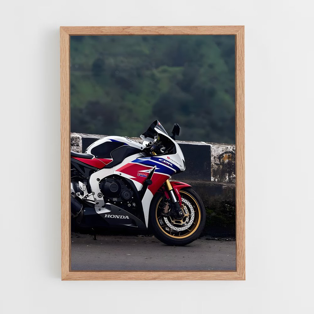 Poster Cbrrr magnifique – affiche Honda Moto (vue 4)