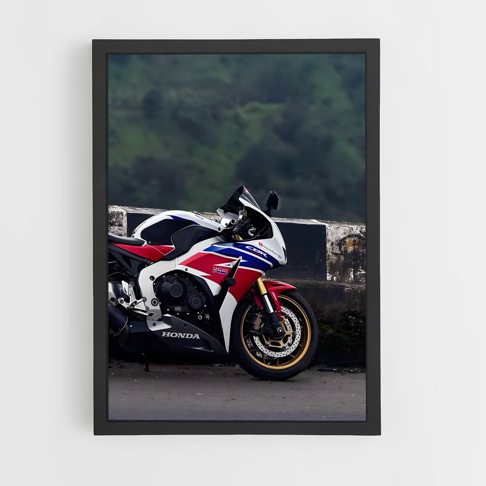 Poster Cbrrr magnifique – affiche Honda Moto (vue 2)