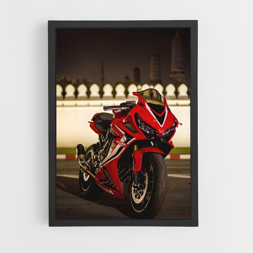 Poster Cbr650r Éclatant Dynastique – affiche Honda Moto (vue 2)